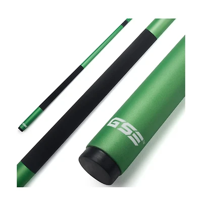 Gse Games & Sports Expert 58" 2-Piece Matte Fiberglass Graphite Composite Billiard Pool Cue Stick for Men/Women