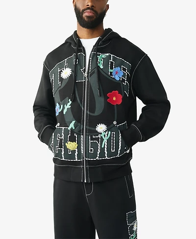 True Religion Men's Long-Sleeve Zip-Up Hoodie