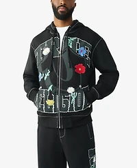 True Religion Men's Long-Sleeve Zip-Up Hoodie