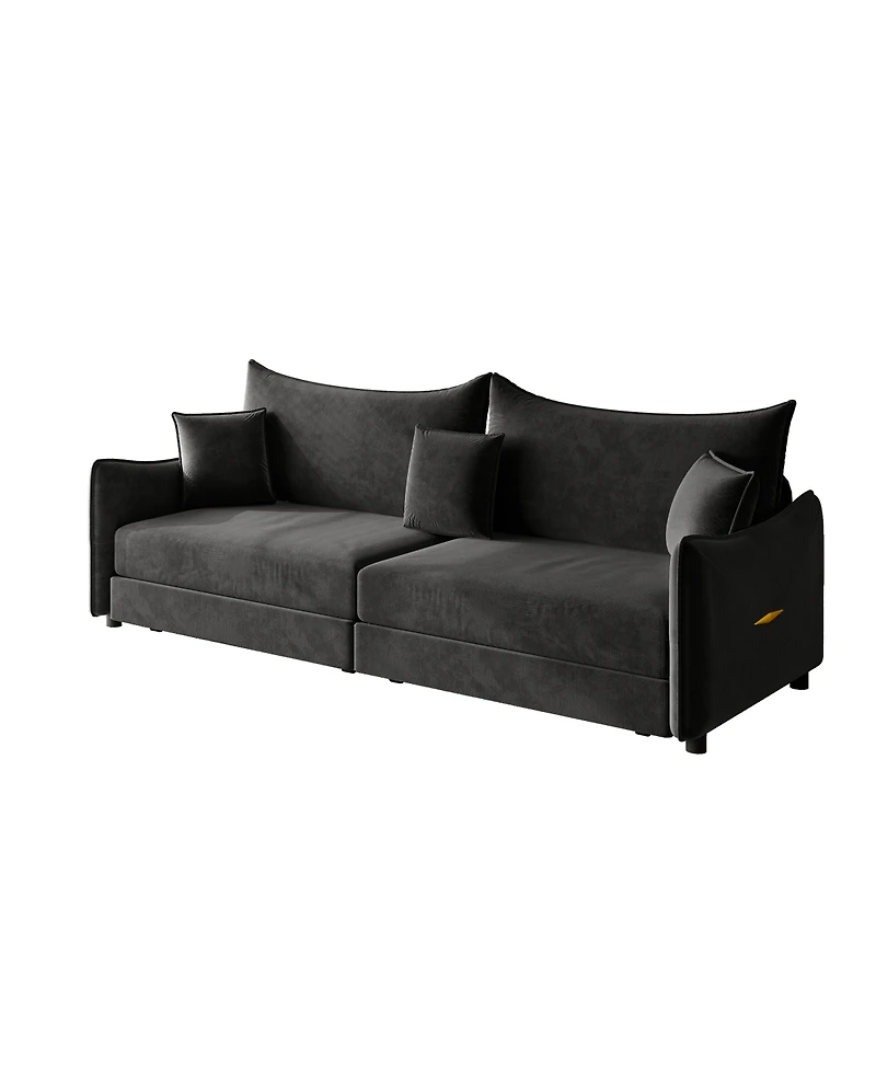 Streamdale Furniture 81.9" King Pull Out Sofa Bed