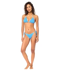 Raisins Women's Chloe Stripe V-Neck Swim Bikini Top