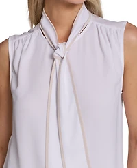 Calvin Klein Women's Sleeveless Pleated Top