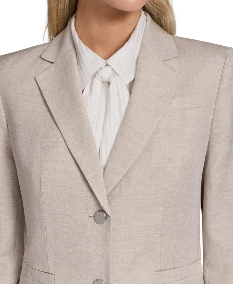 Calvin Klein Women's Two-Button Notch-Lapel Blazer