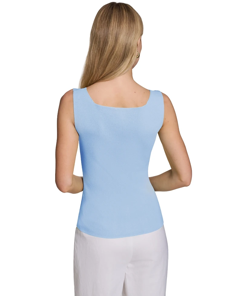 Calvin Klein Women's Scoop Neck Sweater Tank Top