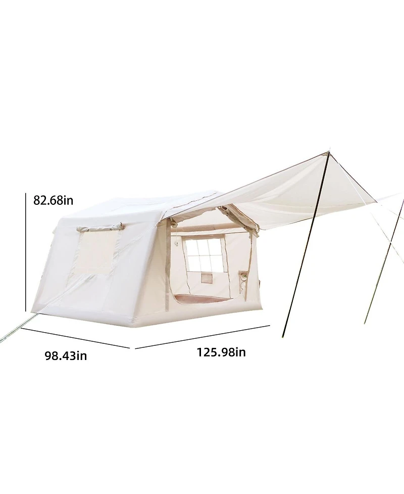 Streamdale Furniture 2025 Upgraded Inflatable Tent with Extended Awning