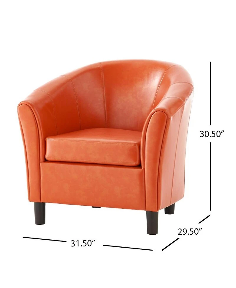 Streamdale Furniture Napoli Club Chair: Bold Style & Extreme Comfort