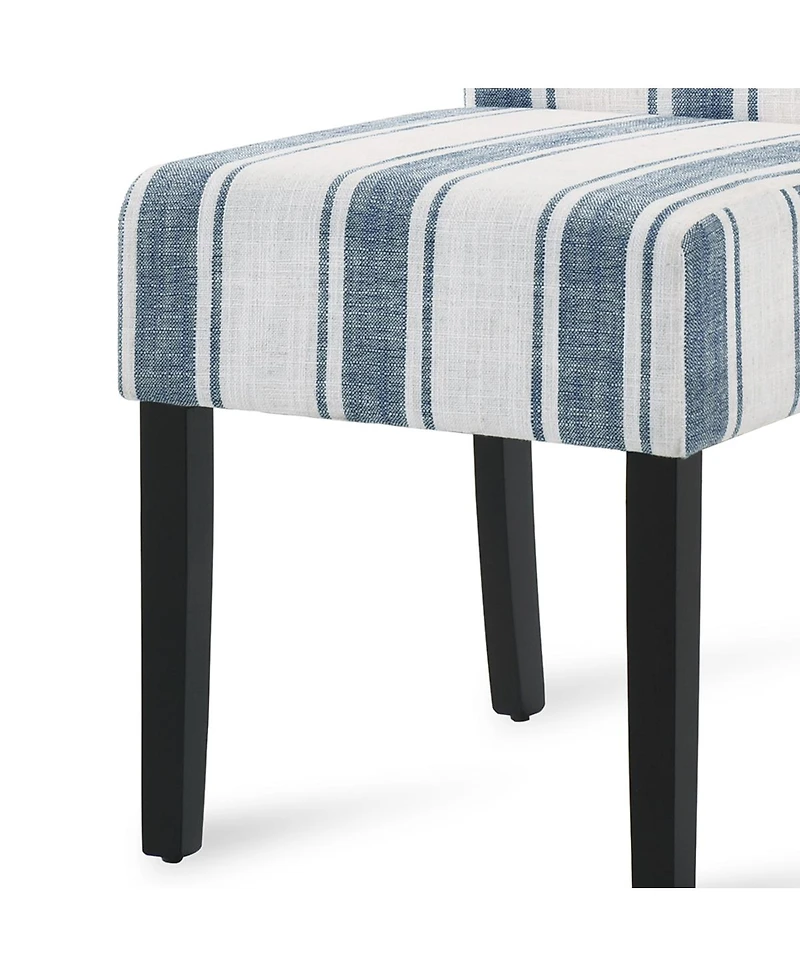 Streamdale Furniture Streamdale Contemporary Upholstered Dining Chairs with Rubberwood Legs (Set of 2