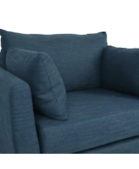 Streamdale Furniture Fabric Club Chair with Birch Wood Legs