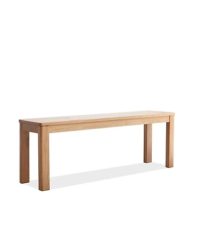 Streamdale Furniture Streamdale Oak Wood for Dining Bench Table Bench for Living Room