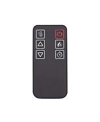 Flynama Electric Fireplace Insert 1400W 120V ,Equipped with remote control, ultra thin heater with log set & realistic flame