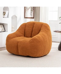 Clihome Bean Bag Sofa with Tufted Soft Stuffed Filling, Comfy Cozy Bean Bag Chairs