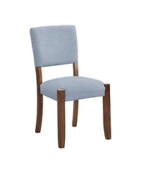 Streamdale Furniture Upholstered Dining Chairs with Solid Rubber Wood Legs (Set of 4)
