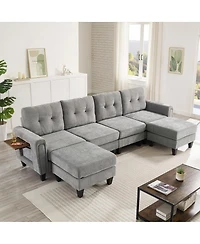 Streamdale Furniture Modern U-shaped Sectional Sofa