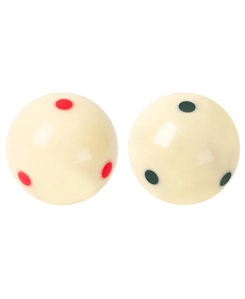 Gse Games & Sports Expert 2 1/4-Inch 6 Green Dot & 6 Red Dot Training Cue Ball, Aaa-Grade Pro Cup Billiard Cue Ball