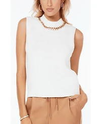 Bishop + Young Women's Savoy Chain Detail Sweater Tank