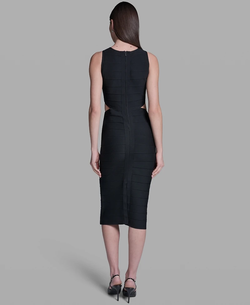 Bcbg Women's Sleeveless Crew Neck Dress