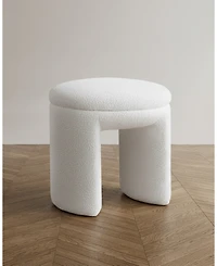 Emery 18" U-Shaped Upholstered Ottoman