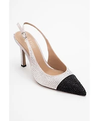 Prologue Shoes London Embellished Pointed Toe Pump (Women)