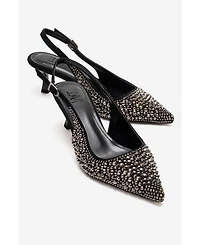 Prologue Shoes Women's Thea Slingback Pointed Toe Pump
