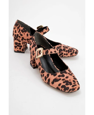 Prologue Shoes Women's Dolva Block Heel Mary Jane Pump