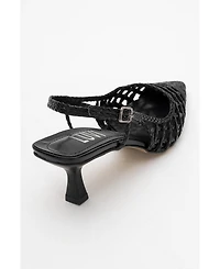 Prologue Shoes Women's Heaven Knitted Pointed Toe Pump