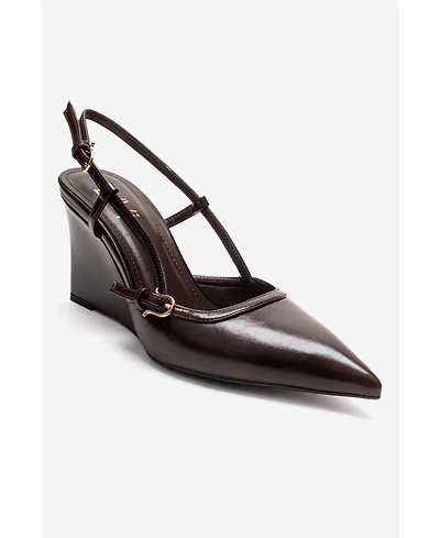 Prologue Shoes Women's Celia Pointed Toe Wedge Pump