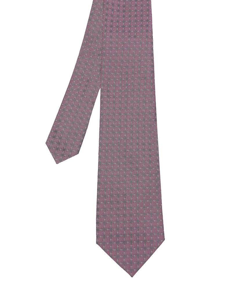 Dkny Men's Slim Design Geometric Neck Tie