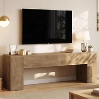Tribesigns 63 Inch Tv Stand with Drawers, Tv Console for TVs up to 70 Inch, Modern Entertainment Center with 2 Storage Drawers, Media Console