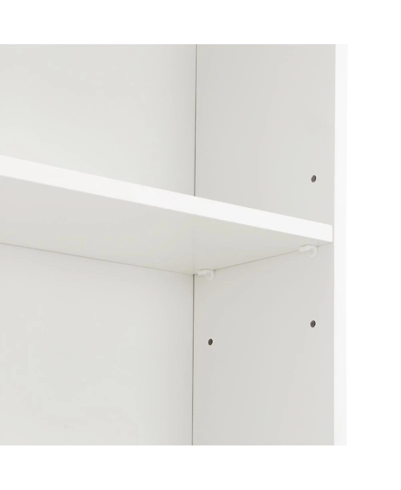 Streamdale Furniture 97.4"W 4-Piece Wall Unit Entertainment Center with Bookshelf for TVs Up to 70".