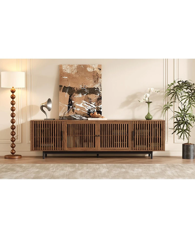 Streamdale Furniture Modern Tv Stand for TVs up to 85" with Storage & Cable Management