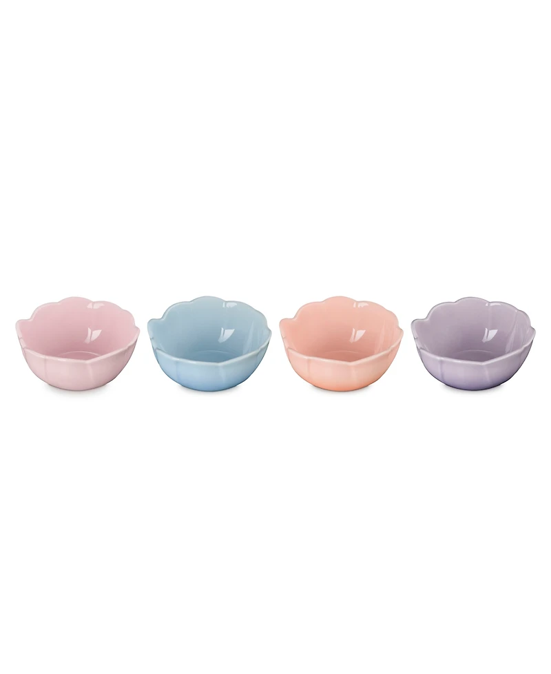 Le Creuset Petal Stoneware 4-Pc. Bowl Set