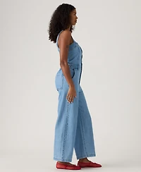 Levi's Women's Drea Square Neck Button-Front Jumpsuit