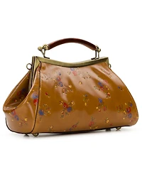 Patricia Nash Kelmscott Small Leather Frame Crossbody Bag