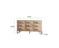 Storage Cabinet with 3 Drawers