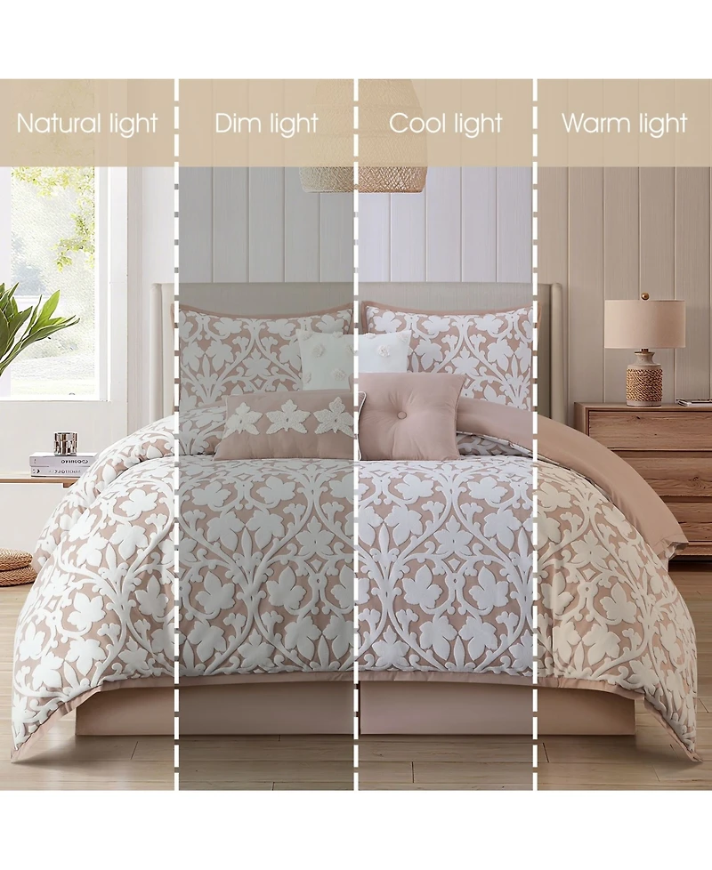Stratford Park Adissa Floral 7-Pc. Comforter Set