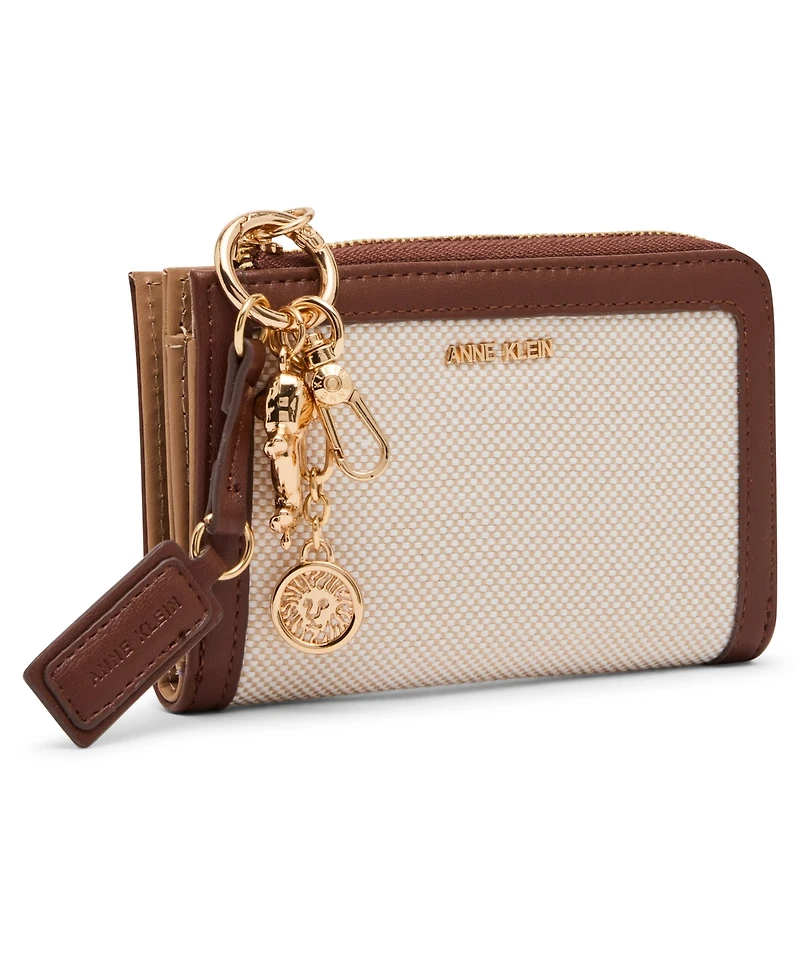 Anne Klein Mini Bifold Charm Wallet