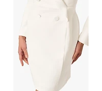 Adrianna Papell Women's Tuxedo Cocktail Sheath Dress