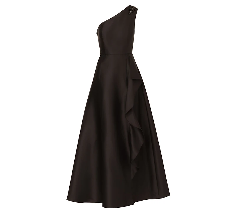 Adrianna Papell Women's Embellished One-Shoulder Sleeveless Ballgown