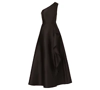 Adrianna Papell Women's Embellished One-Shoulder Sleeveless Ballgown