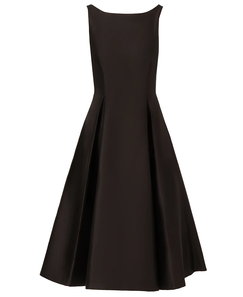 Adrianna Papell Boat-Neck A-Line Dress