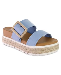 Mia Women's Kenzy Platform Slide Sandals