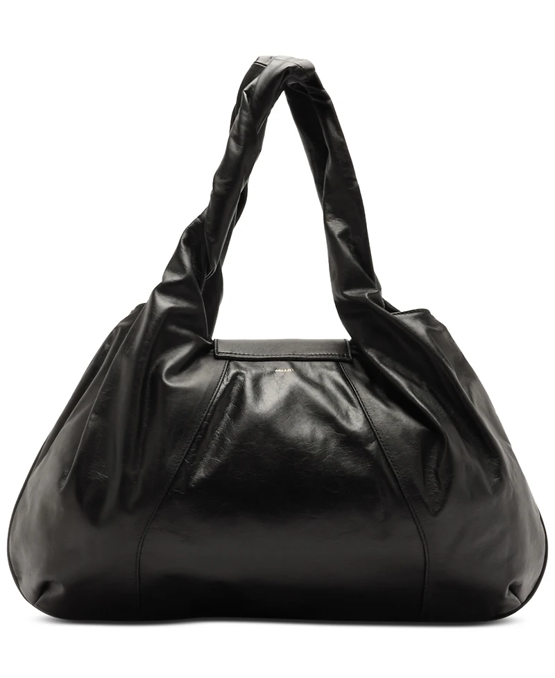 Arezzo Rita Extra-Large Decorative Tassel Snap Button Hobo Bag