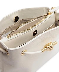 Arezzo Daphne Small Gold-Tone Knot and Eyelets Crossbody Bag