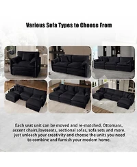Streamdale Furniture Chenille Modular Sofa: Ultimate Comfort, Customizable