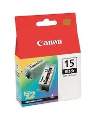 Canon Bci-15 Black Ink Tank Twin Pack for i70, i80, iP90, iP90v Pixma Series Printers