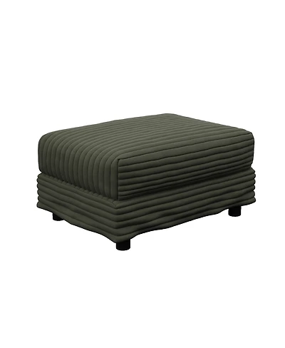 Streamdale Furniture Plush Corduroy Ottoman