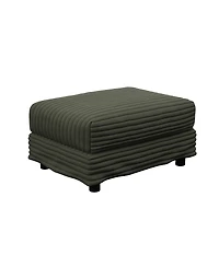 Streamdale Furniture Plush Corduroy Ottoman