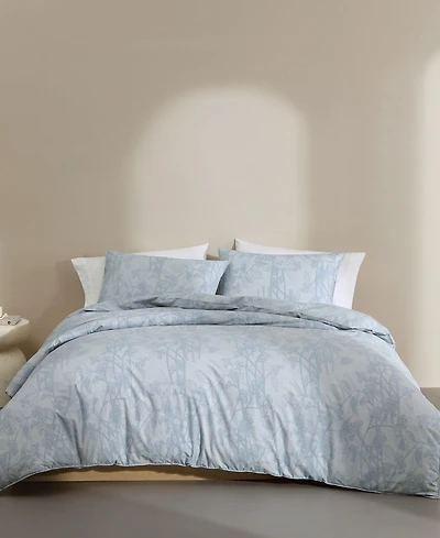 Calvin Klein Bayberry Percale 3-Pc Duvet Cover Set, King