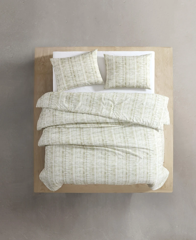Calvin Klein Weave Texture Rich 3-Pc. Duvet Cover Set