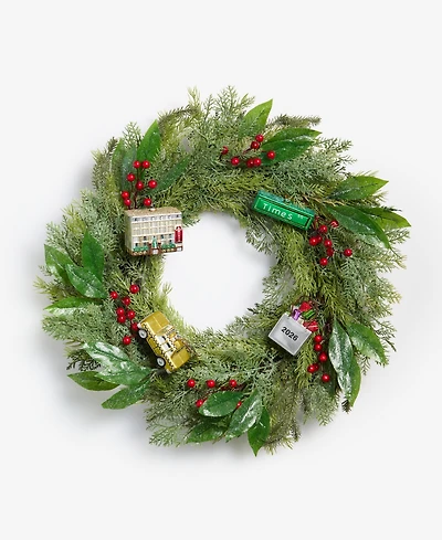 Holiday Lane Heritage Macy's Nyc Wreath, Macy's Exclusive